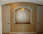 Entry Hall Niche Faux Finish